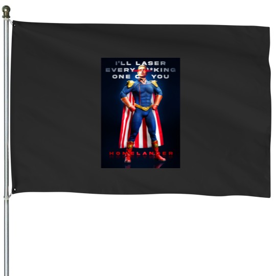 Discover Homelander Classic House Flags