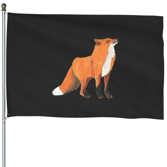 Discover Sweet fox Active House Flags