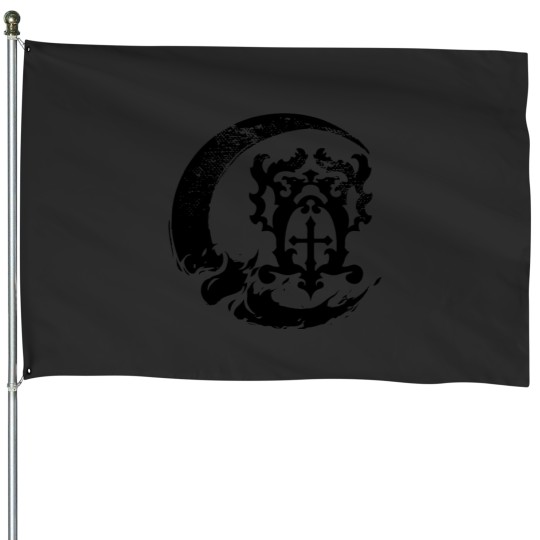 Discover Castlevania Belmont Crest Black House Flags