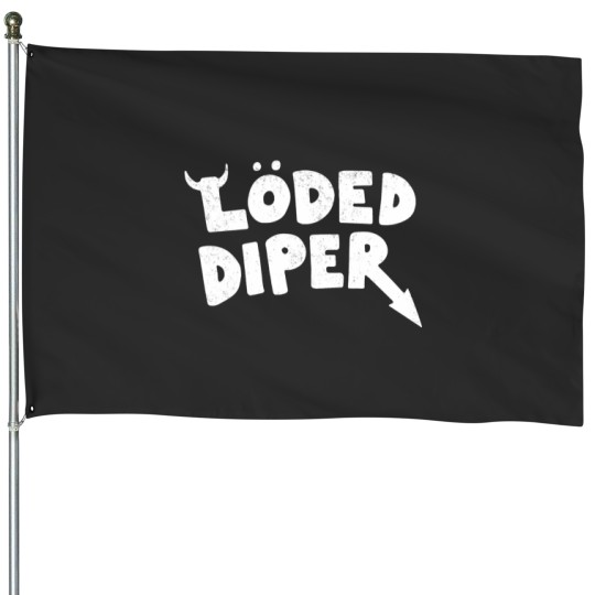 Discover Loded Diper - vintage logo House Flags