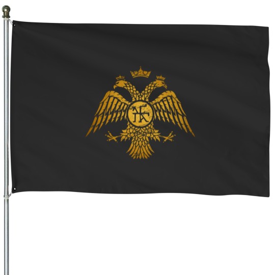 Discover Byzantine Empire Constantinople Double Headed Eagle House Flags