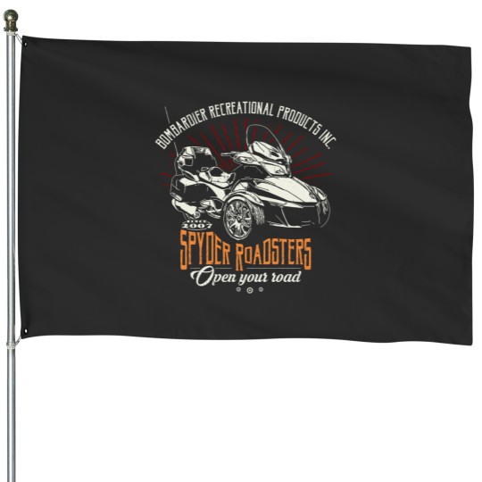 Discover Can am spyder brp roadsters House Flags