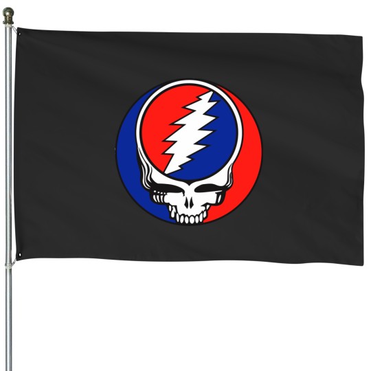 Discover grateful skull item dead House Flags