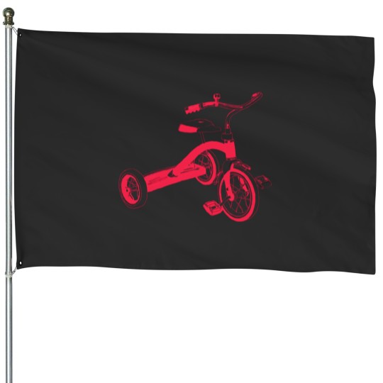 Discover tricycle (5) House Flags