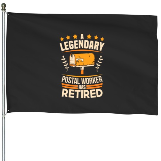 Discover Postal Worker, Retired Postal Worker House Flags