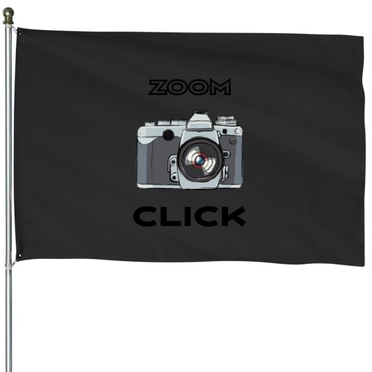 Discover Zoom, Click! Photography Active House Flags
