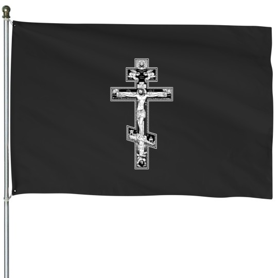 Discover Orthodox Cross House Flags