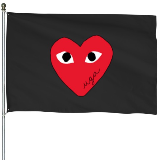 Discover .UGA Heart House Flags