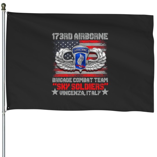 Discover Veteran Vets 173rd Airborne Brigade Combat Team US Flag Veteran Gift Men 142 Veterans House Flags