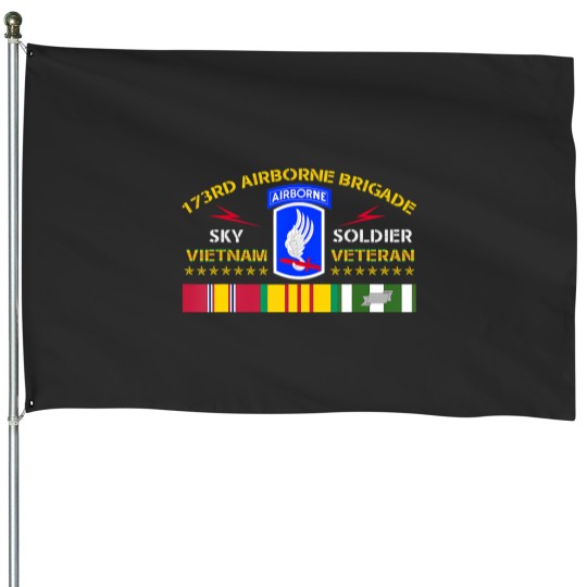 Discover 173rd airborne brigade vietnam veteran SSoldier House Flags