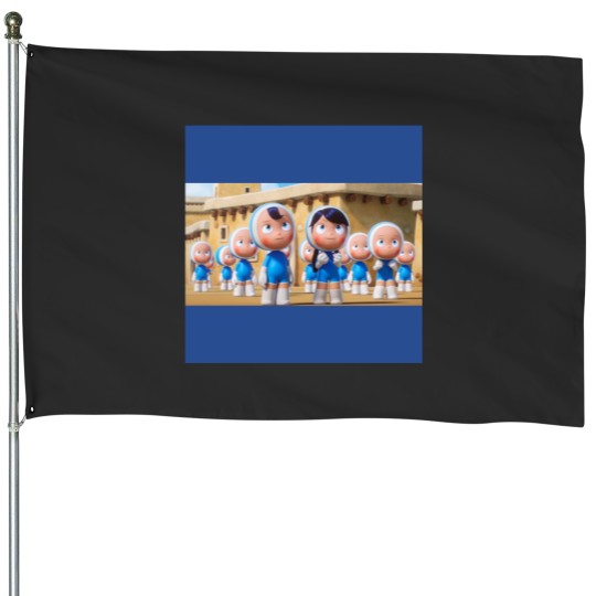 Discover yumi cell House Flags