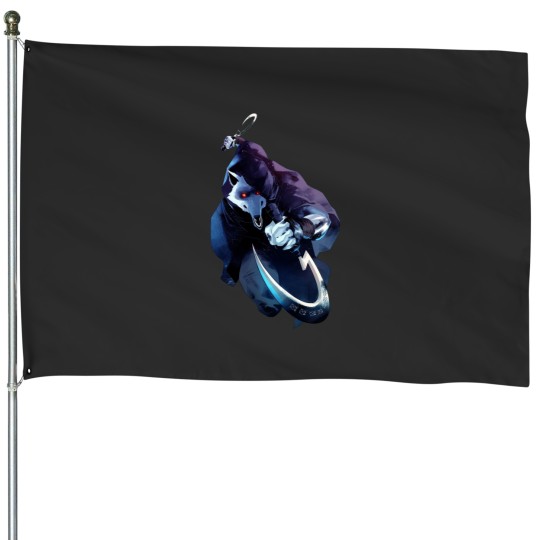 Discover Death-Big Bad Wolf From Puss In Boots-Puss In Boots The Last Wish Active House Flags