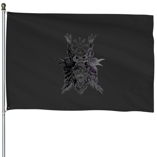 Discover Norse Mythology Viking House Flags