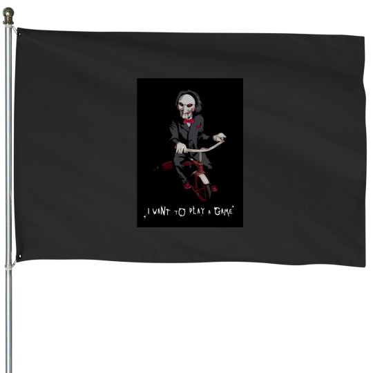 Discover Saw - I Want To Play A Game House Flags