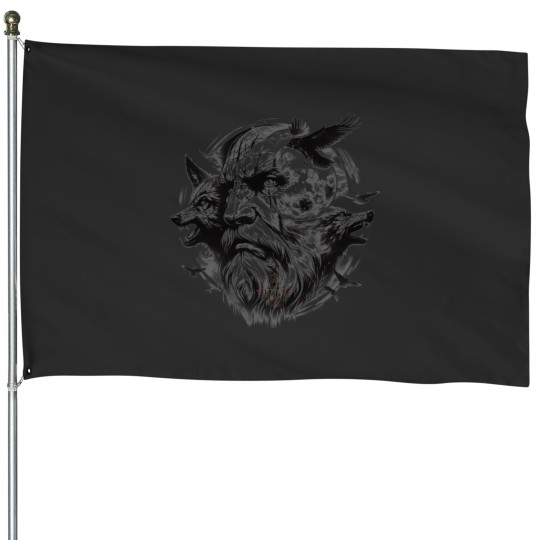 Discover Odin Hanging House Flags