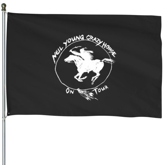 Discover neil young horse House Flags