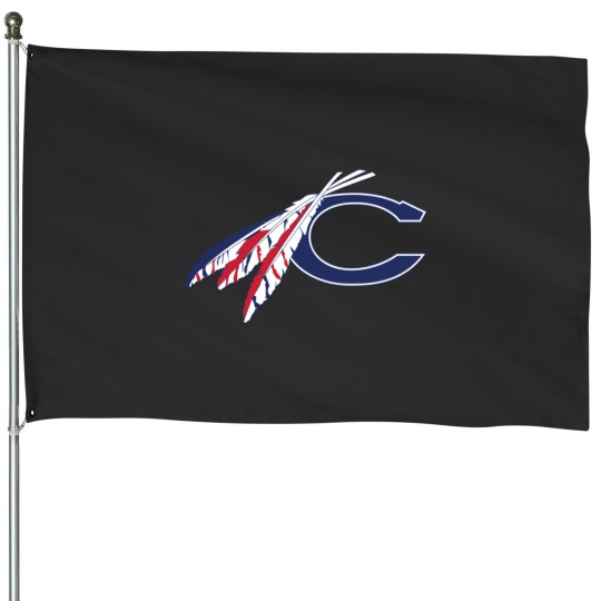 Discover Go to Catawba Indians College Sport House Flags