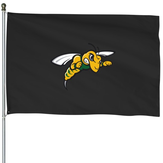 Discover Go to Black Hills State University (BHSU) Yellow Jackets House Flags