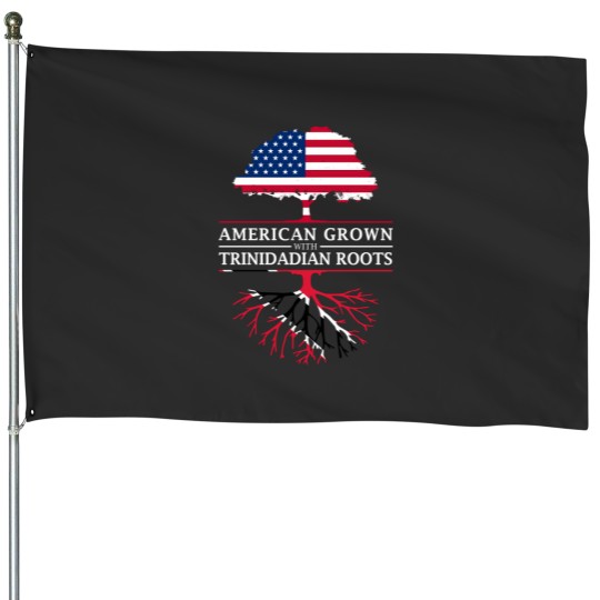 Discover american grown with trinidadian roots trinidad and tobago design House Flags