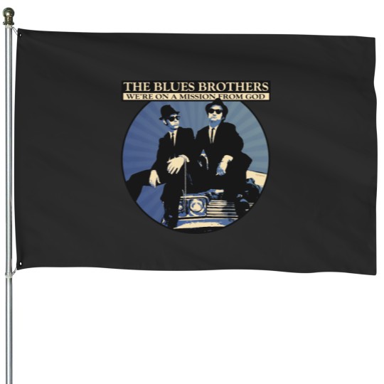 Discover Blues Brothers Mission From God House Flags