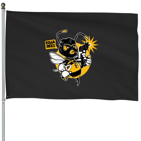 Discover Killa Beez House Flags