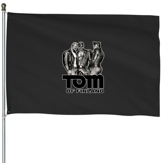 Discover TOM OF FINLAND - KINK (WHITE) House Flags