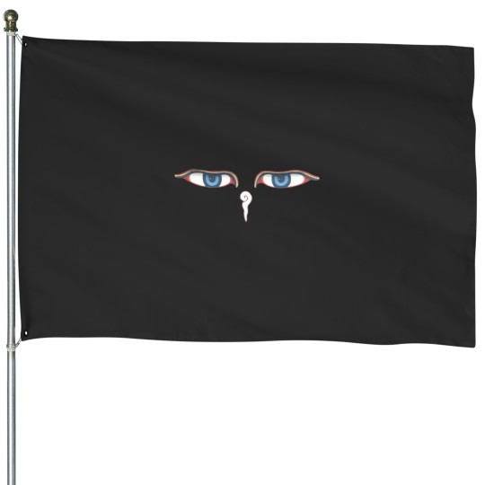 Discover Buddha Eyes House Flags
