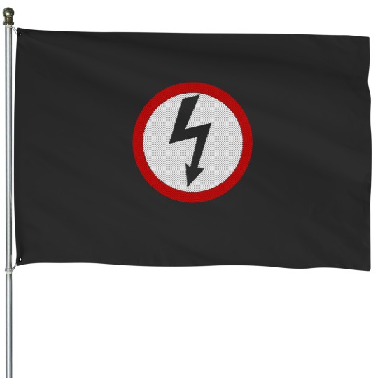 Discover antichrist superstar white and red House Flags