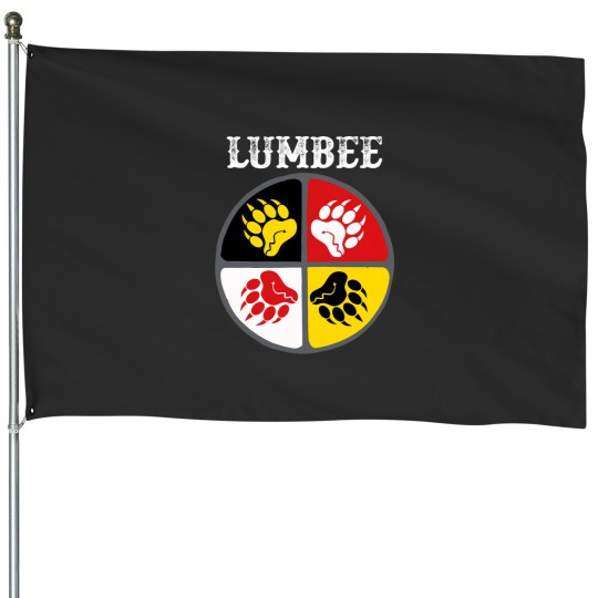 Discover Lumbee Tribe Native American Wheel House Flags