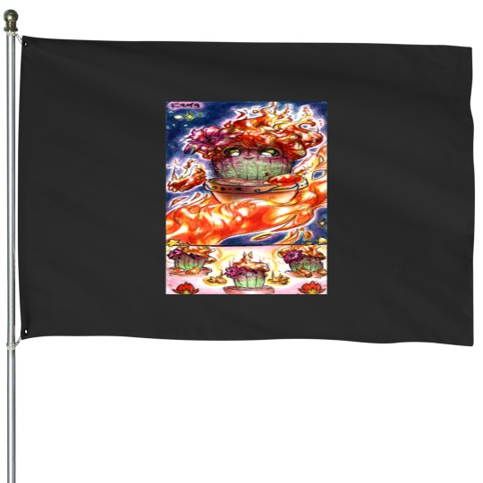 Discover Winner Cacti - Mimma (Echinocereus rigidissimus var. rubrispinus.) House Flags