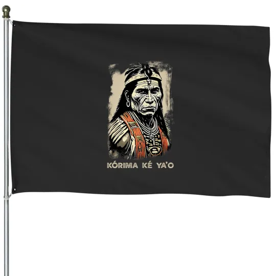Discover Traditional Yaqui Expression Im Grateful To Be Yaqui Native House Flags