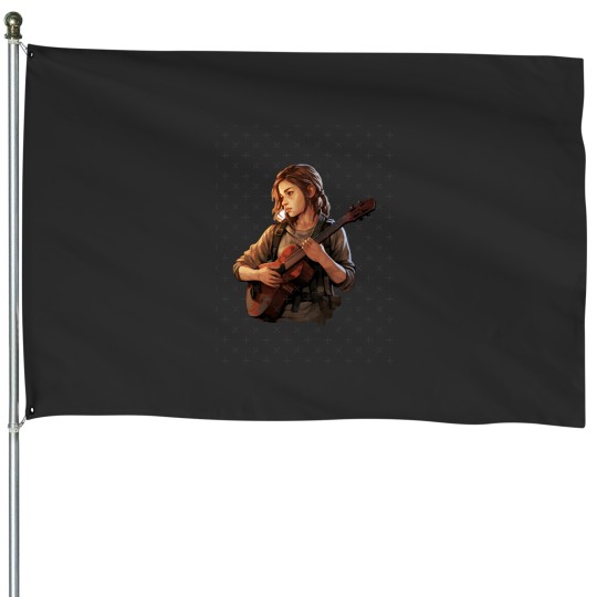 Discover Ellie The Last Of Us portrait Active House Flags