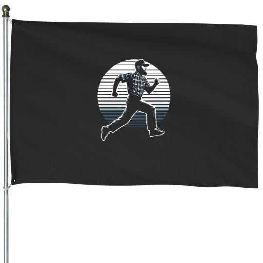 Discover Forrest Gump Running Through Time House Flags