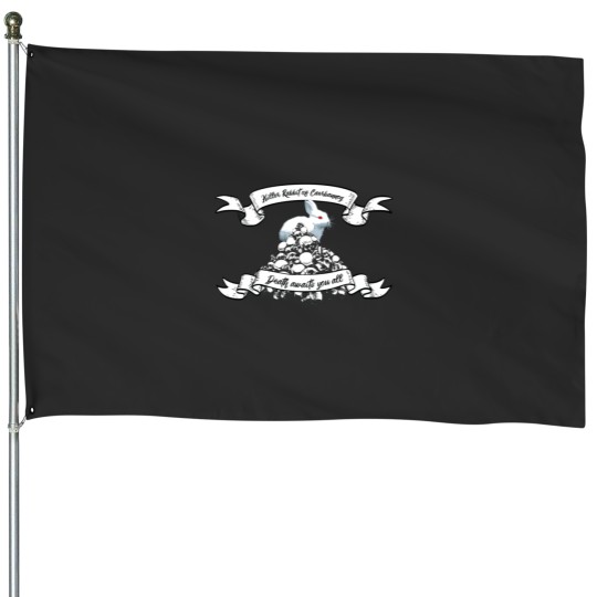 Discover Killer Rabbit of Caerbannog - Monty Python House Flags