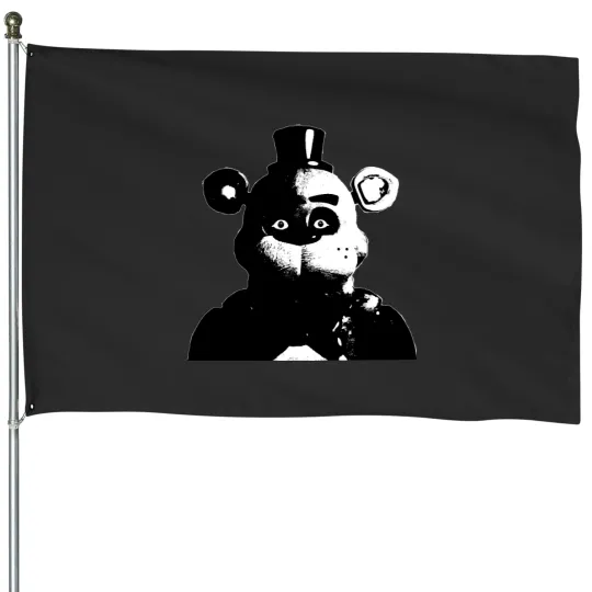 Discover Creepy Freddy Fazbear FNaF meme House Flags