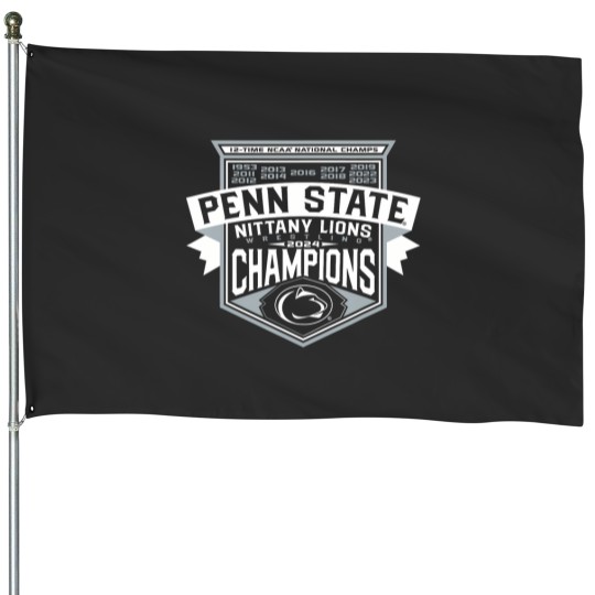 Discover penn state nittany lions national champs wrestling 2024 12x House Flags