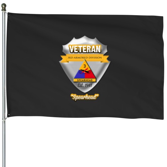 Discover Veteran 3rd Armored Division House Flags