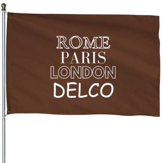 Discover Delco PA Souvenir classique House Flags