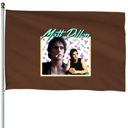 Discover 80's Matt Dillon House Flags