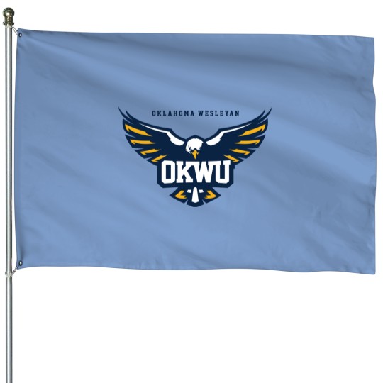 Discover Oklahoma Wesleyan University Eagle House Flags