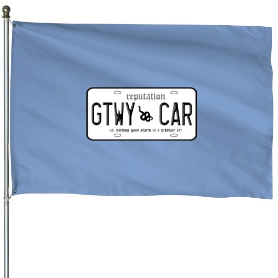 Discover Getaway Car License Plate Getaway Car License Plate House Flags