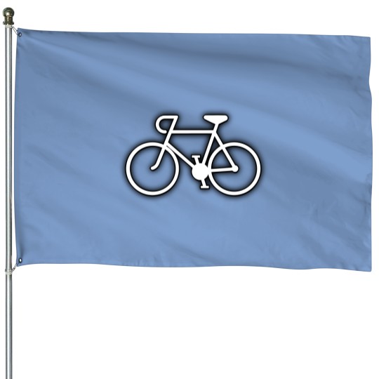 Discover Simple Bicycle House Flags