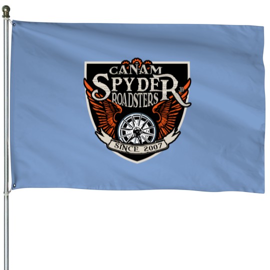 Discover Can Am Spyder Roadsters Biker Patch House Flags