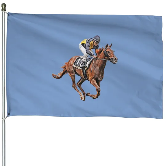 Discover Horse Racing House Flags