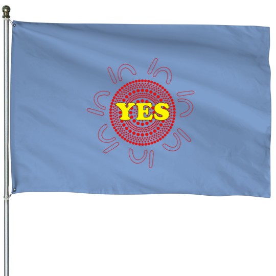 Discover Yes Voice to Parliament Hero House Flags