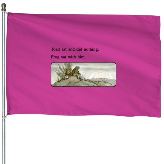 Discover Frog And Toad House Flags, meme Cottagecore Aesthetic, Gift for friend