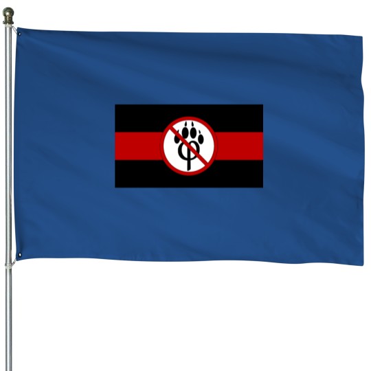 Discover Anti-furry flag Active Anti-furry flag Active House Flags