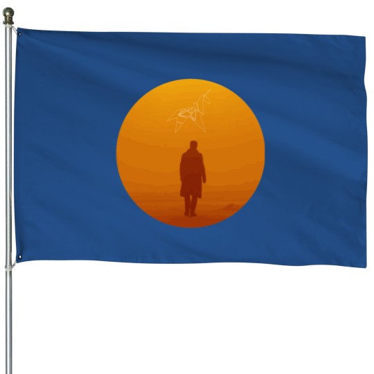 Discover Blade Runner Unicorn Blade Runner Unicorn House Flags