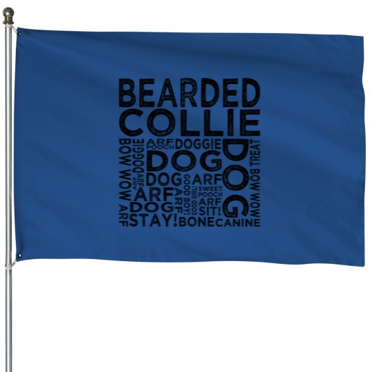 Discover Bearded Collie House Flags