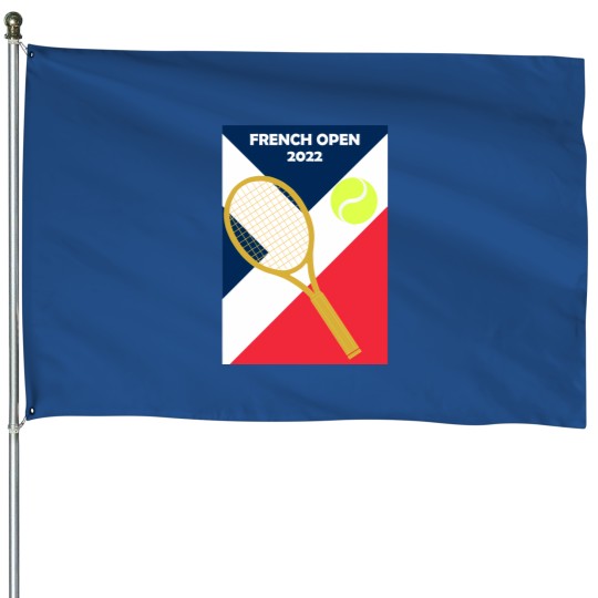 Discover Tennis French Open House Flags